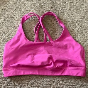 Lululemon energy bra size 6 sonic pink